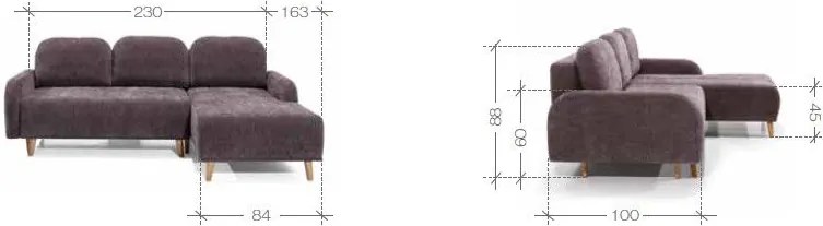 Ъглов диван Domus-Right-Mwb