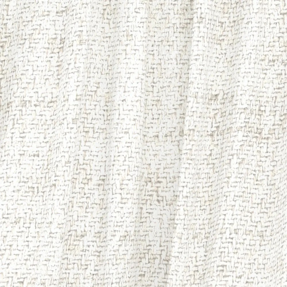 Кремаво двойно легло 200x200 cm тапицирано с място за съхранение с включена подматрачна рамка Solvo – Maison de Rêve