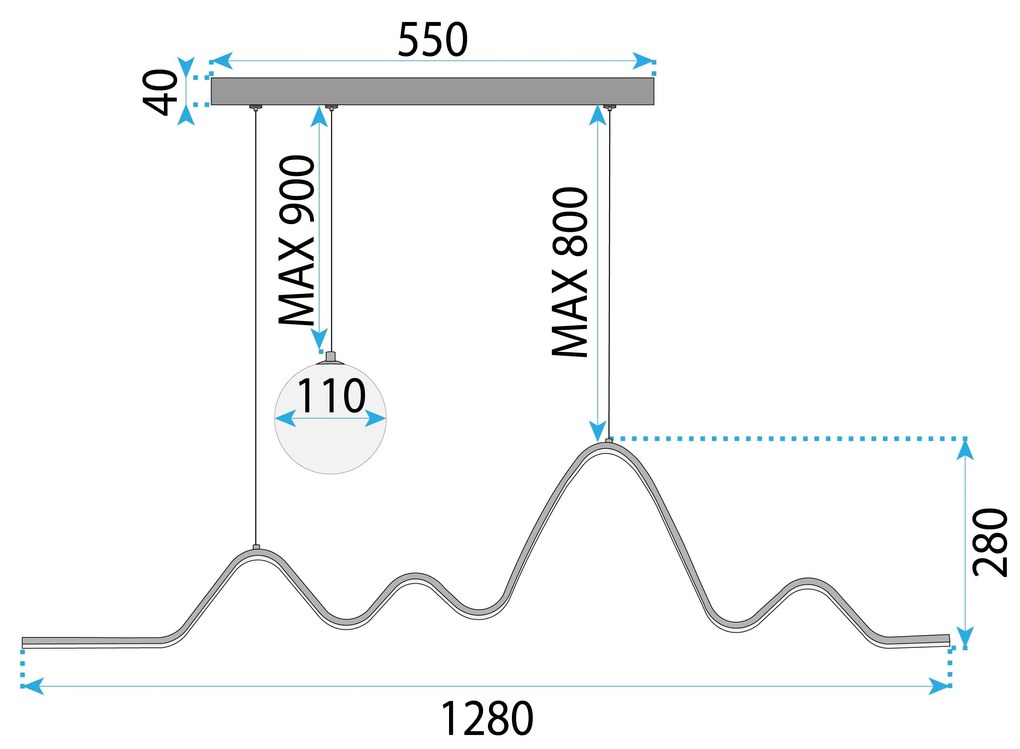 Лампа LED LHJ034-CP BRUSH GOLD