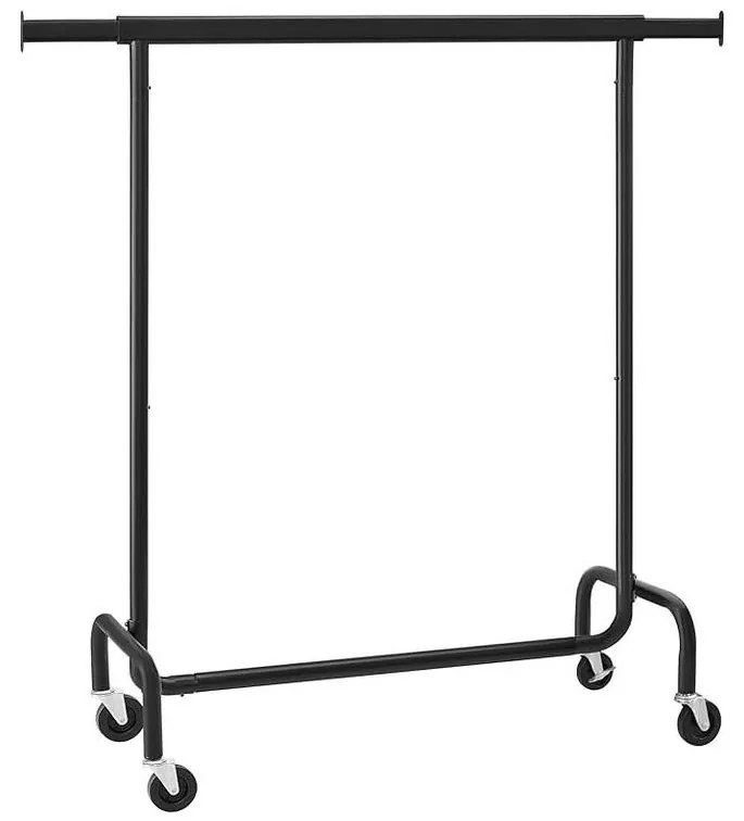 Мобилна подова закачалка LINEA черна