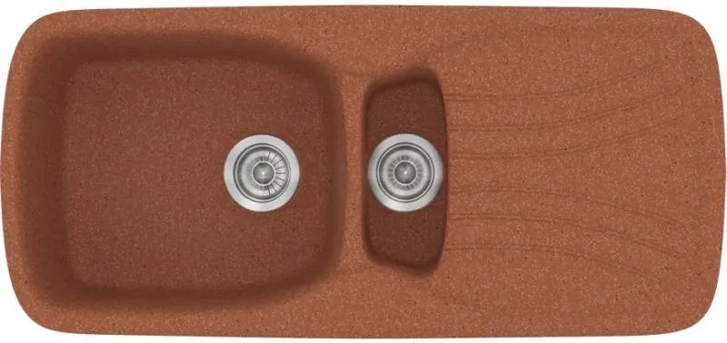 Мивка Sanitec 309-Granite Terracotta