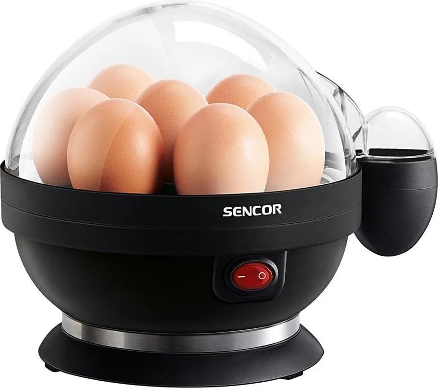 Sencor - Яйцеварка 320-380W/230V черна
