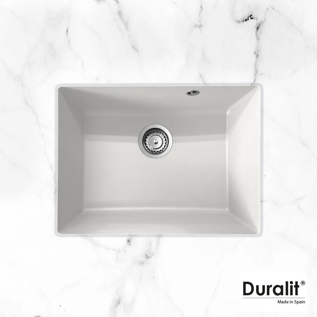 мивка под гишето Duralit-Бял