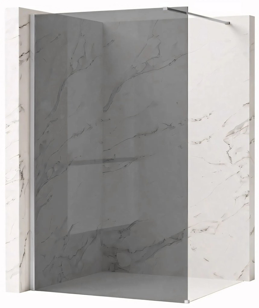 Параван за душ Rea Flexi Grey / Chrome 80