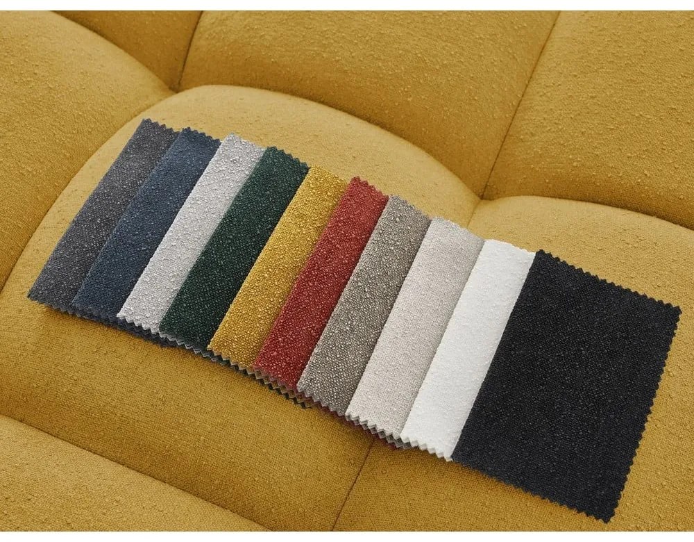 Шенилова табуретка в цвят горчица Everest – Bobochic Paris