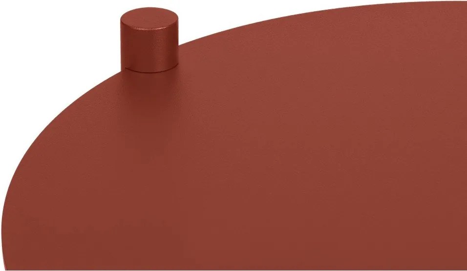 Стоманена кръгла странична масичка 41x40 cm Ande – noo.ma