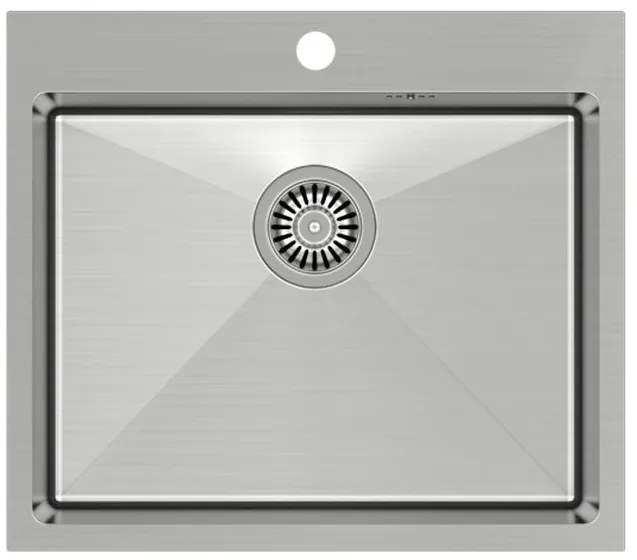 Стоманена мивка RUSSEL 110 BRUSH NICKEL