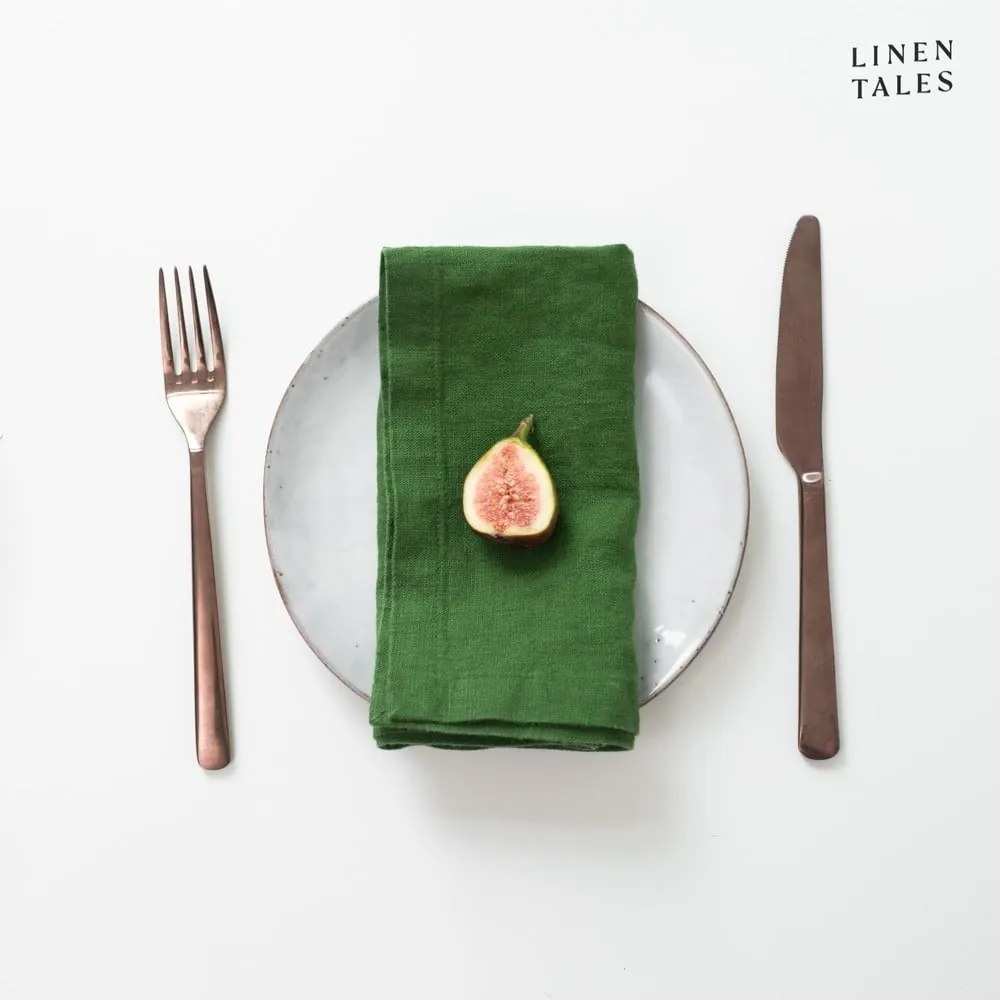 Ленени салфетки в комплект 2 бр. 40x40 cm True Green – Linen Tales
