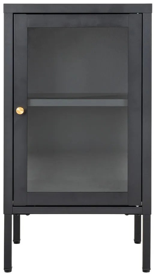 Черен метален шкаф 38x70 cm Dalby - House Nordic