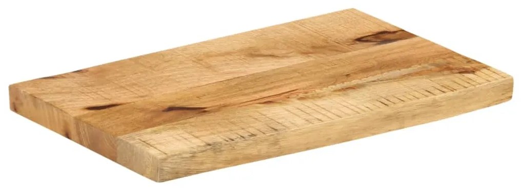 370378 vidaXL Плот за маса, 40x30x3,8 см, жив ръб, грубо мангово дърво масив