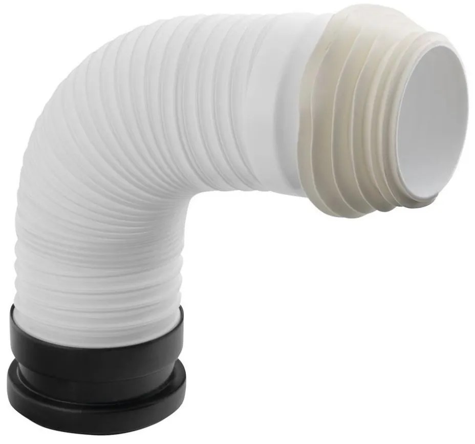 Bruckner - гъвкава връзка за WC 45 см бяла/черна