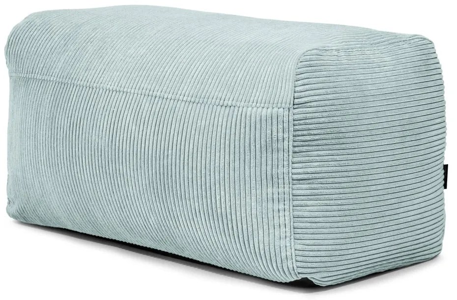 Пуф от рипсено кадифе в цвят мента Plus 100 Lounge – SLOWDOWN