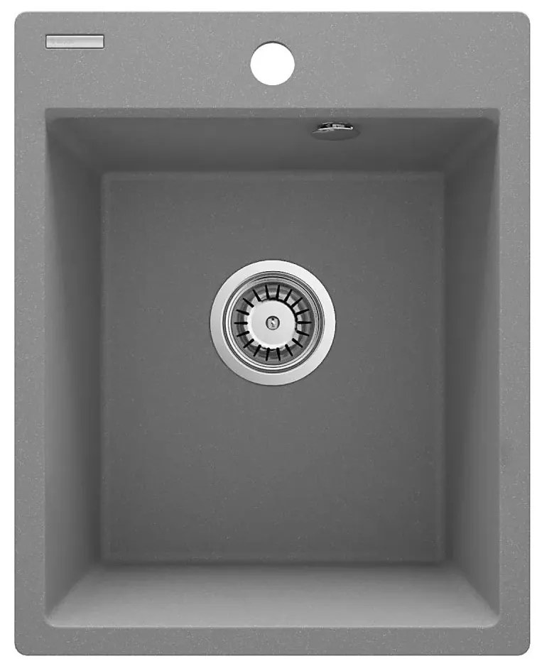 Deante ZRC_S103 - Кухненска мивка CORIO 50x40 см гранит/металик сив