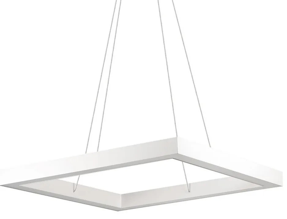 Ideal Lux - LED Пендел ORACLE LED/39W/230V 3000K 60x60 см бял