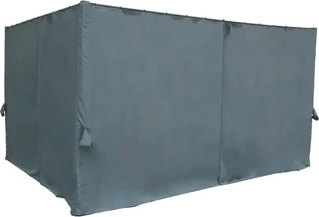 Беседка Hesperide Palmeira, Алуминий, Цвят Шисти, 3x4 m