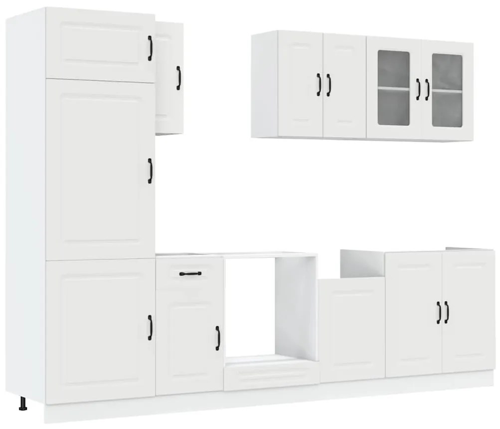 3314791 vidaXL Комплект кухненски шкафове от 8 части Kalmar, инженерно дърво