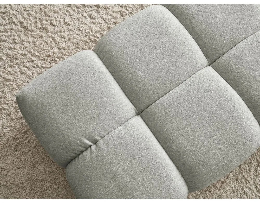 Светлосива шенилова табуретка Everest – Bobochic Paris