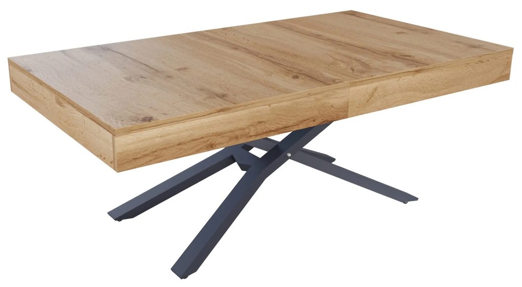 Разтегателна маса с повдигащ механизъм ТОСКАНА - Дъб Вотан