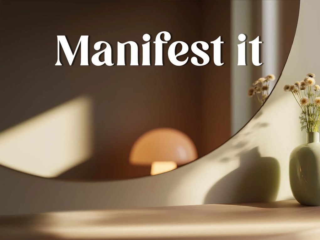 Стикер za огледало S4 – Manifest it