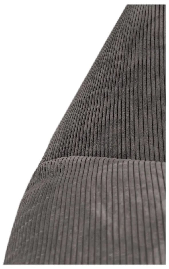 Син пуф от рипсено кадифе Razz – SLOWDOWN