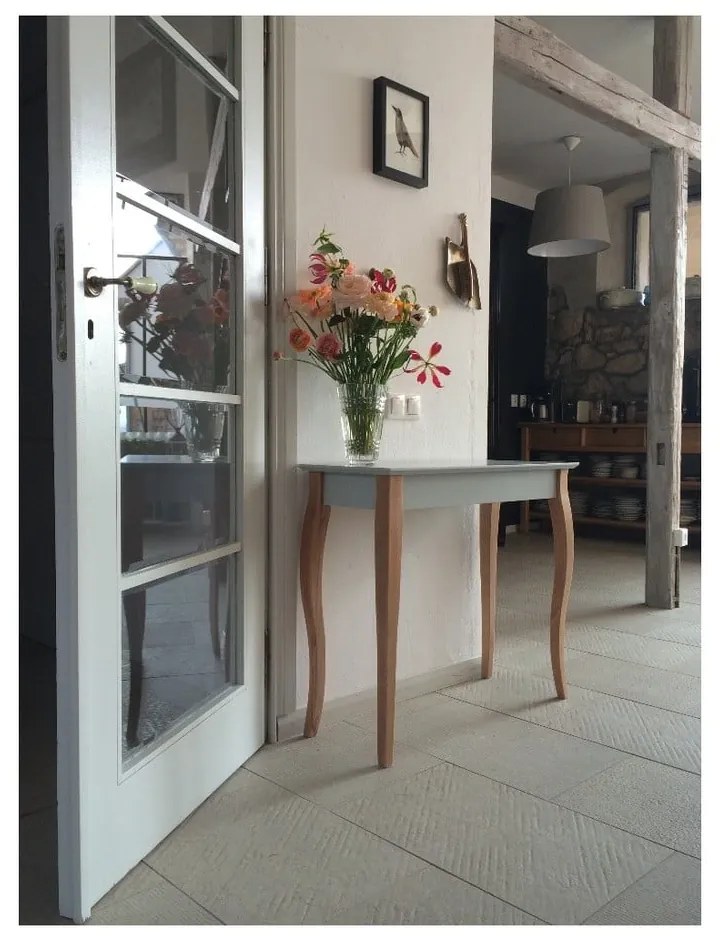 Tmavě šedý odkládací konzolový stolek Ragaba Dressing Table 105 x 74 cm