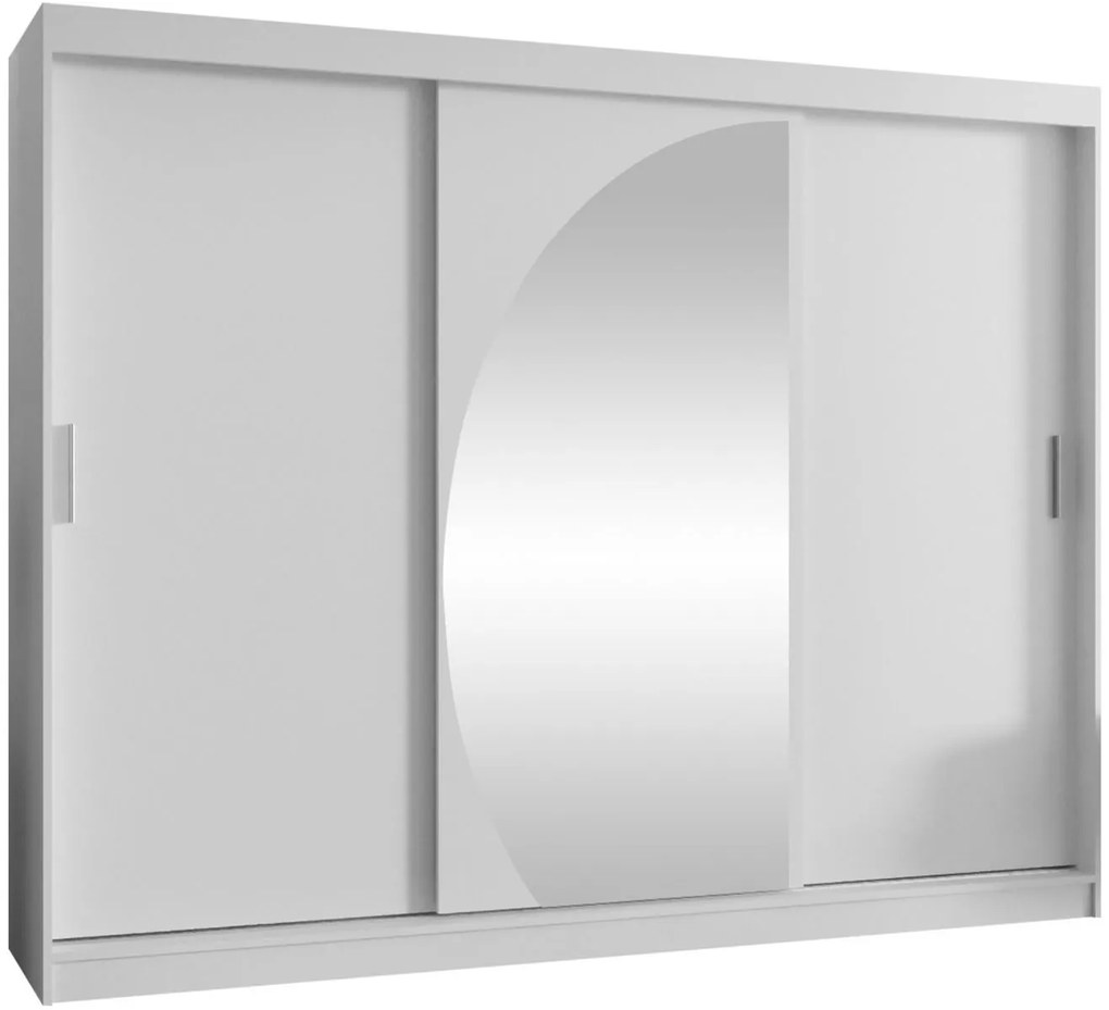 Гардероб Wika Plus плъзгащ-Бяло