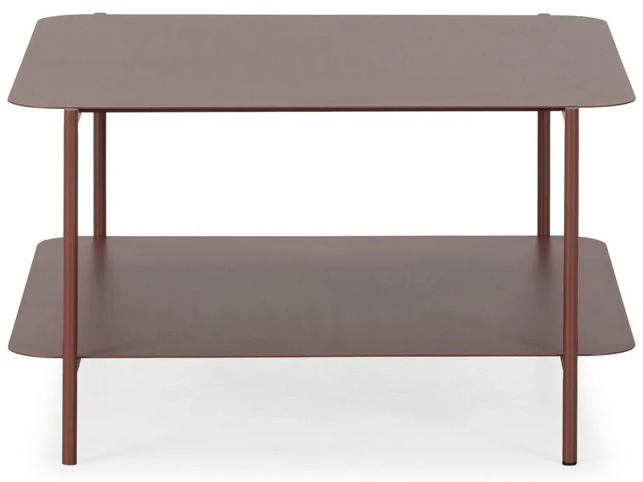 Теракотена метална масичка за кафе 70x73 cm Beatrix – MOME