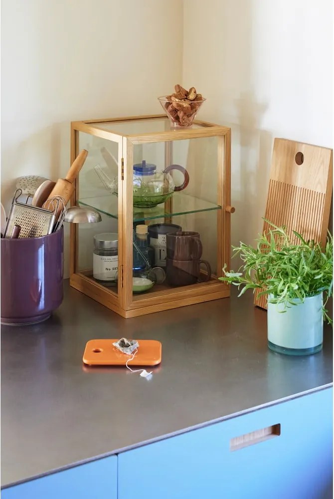 Витрина от декор от дъб в естествен цвят 30x42x30 cm Poetic – Hübsch