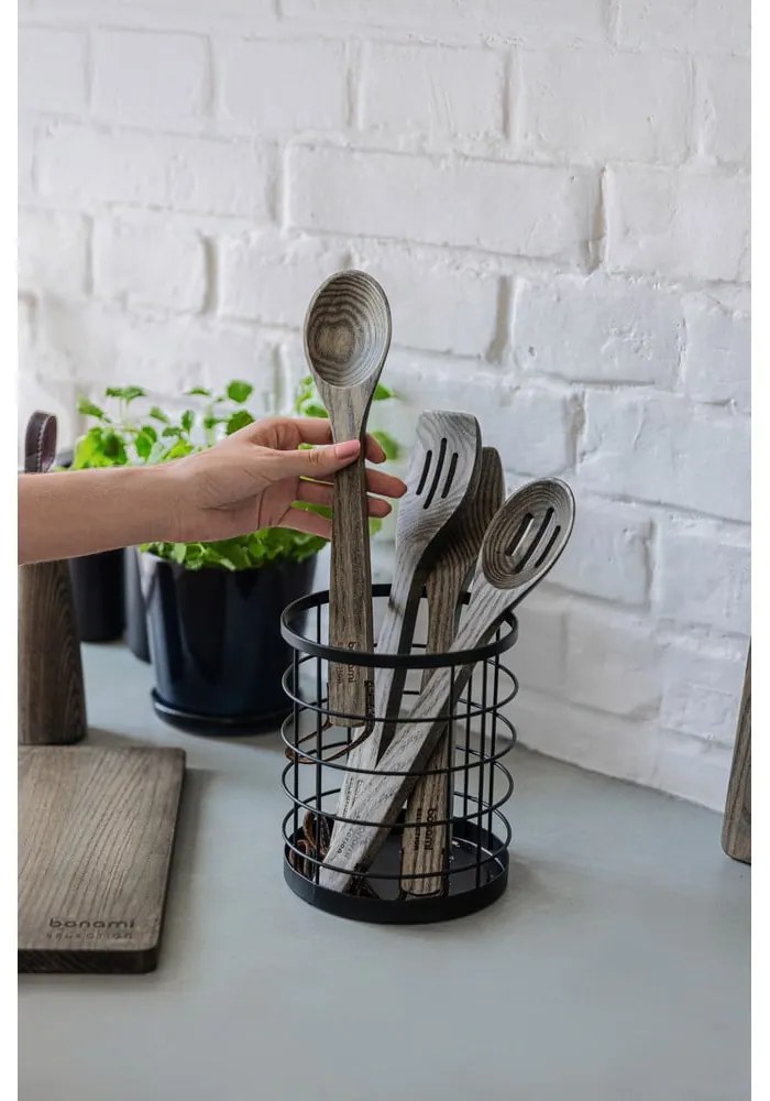 Дървен комплект кухненски прибори 4 бр. – Bonami Selection