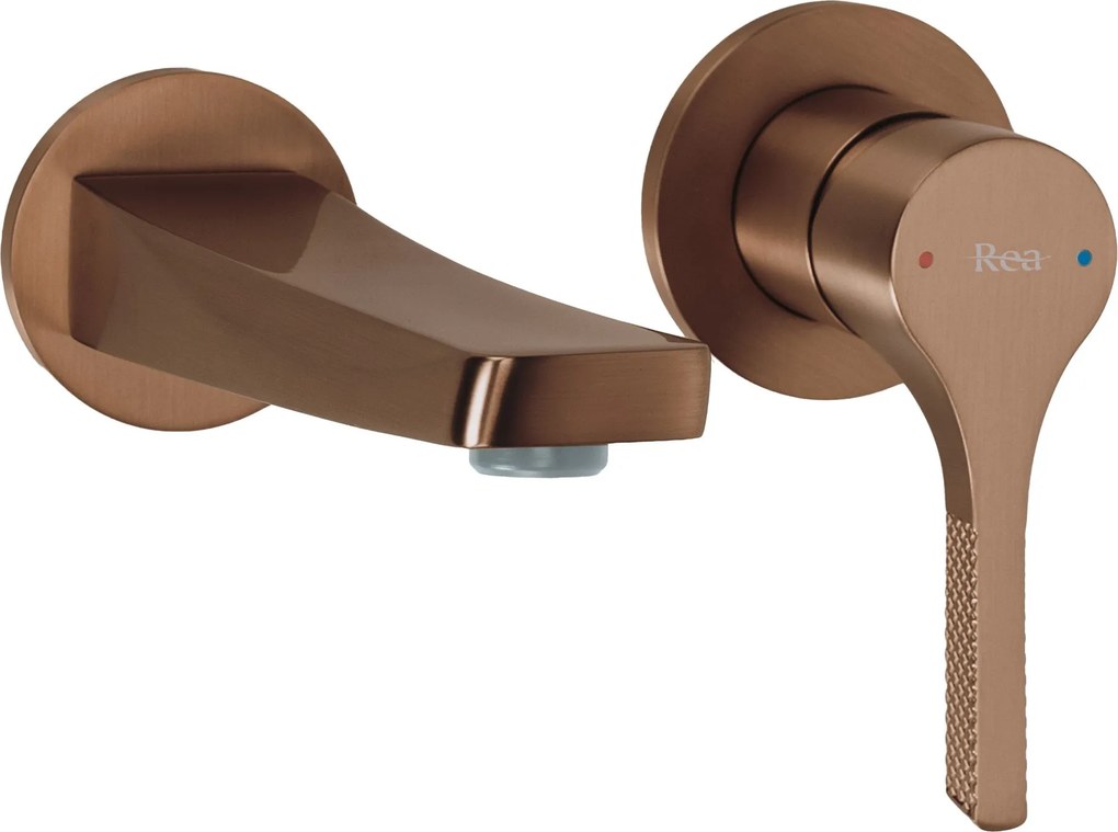 Смесител за мивка за вграждане REA VISION Brush Copper + BOX