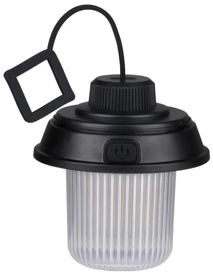 Grundig - LED къмпингова лампа LED/3xAA 3000/4500/6000K IP44 черна