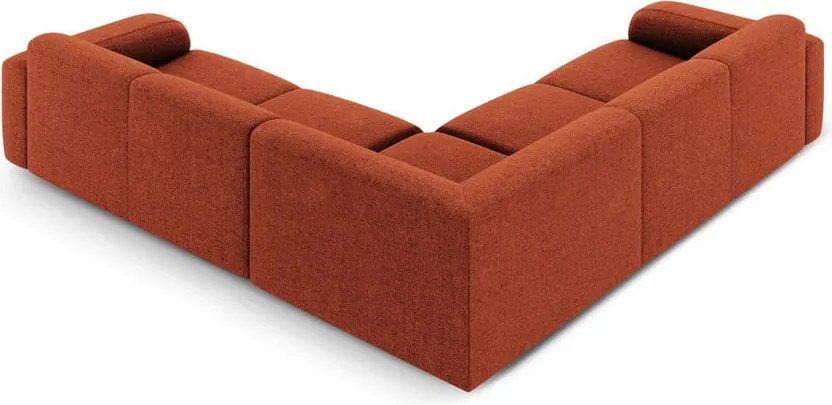 Ъглов диван в тухлен цвят (променлив/L форма) Molino – Micadoni Home