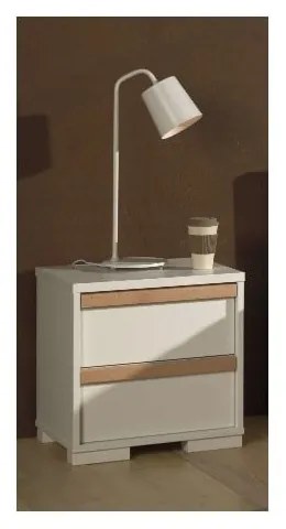 Бяло детско нощно шкафче London – Vipack