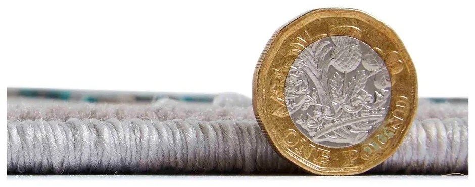 Килим в петролено и светлосиво 80x150 cm Apollo – Think Rugs