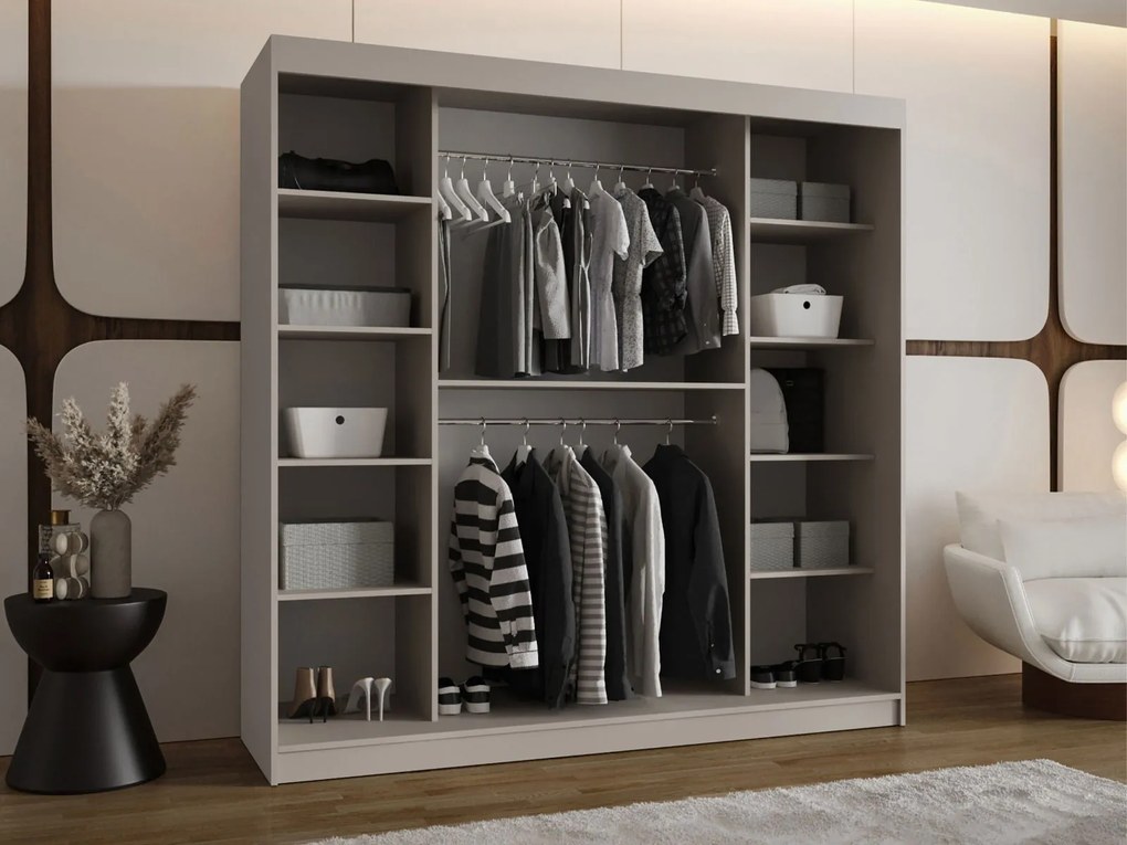 Гардероб Бахрайн 200 плъзгащ-Кашмир