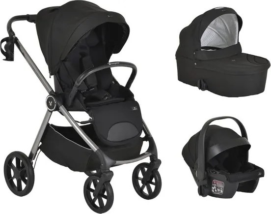 Детска количка 3в1 Unique CANGAROO - Carbon-Black