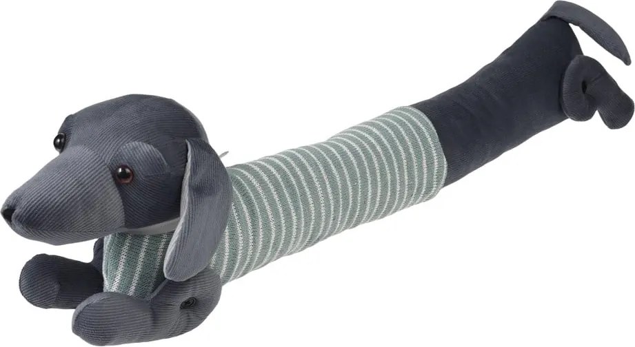 Зелено-сиво уплътнение за врата 17x76 cm Sausage Dog – Rex London