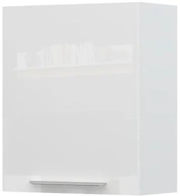 Висящ шкаф Raval V7-60-1K-White - White glossy