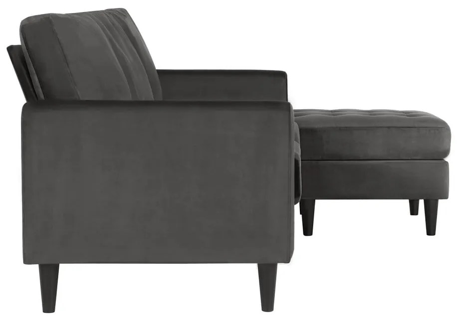 Сив ъглов диван Strummer - CosmoLiving by Cosmopolitan