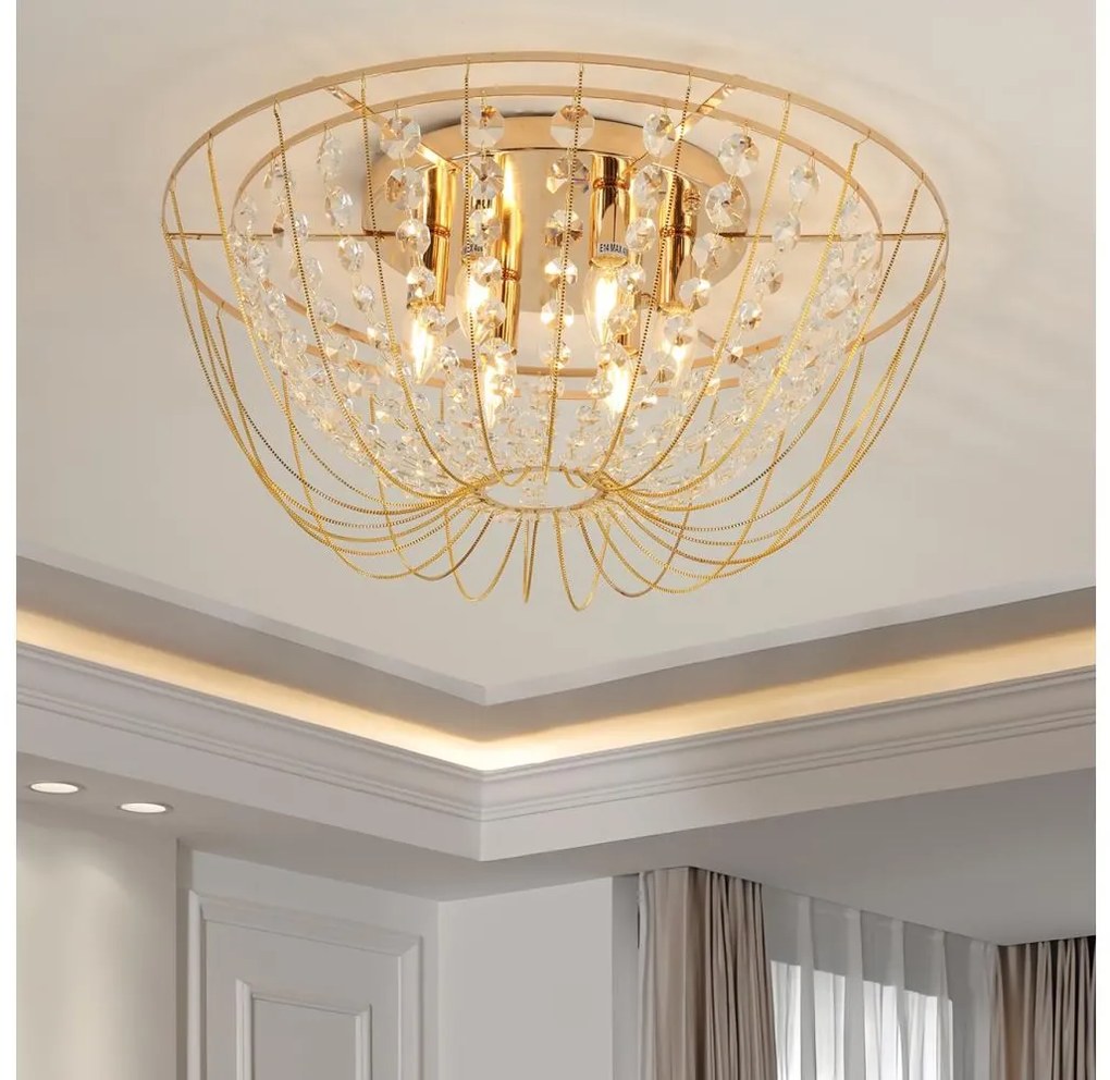 Brilagi - Плафонен полилей VASTERAS 6xE14/40W/230V пр. 60 см