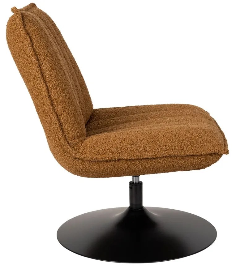 Стол в цвят охра от плат bouclé Jax - White Label