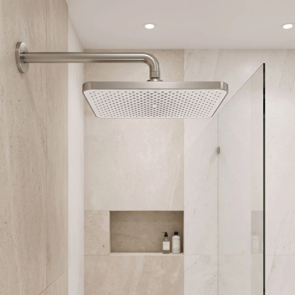 Правоъгълна душ пита REA JS-032 Brushed Nickel