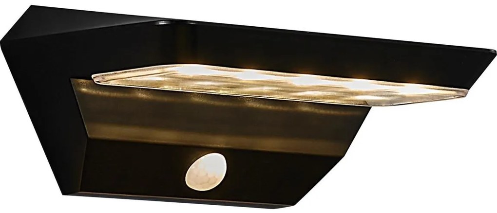 Nordlux - LED соларен стенен фенер с сензор AGENA LED/5W/3,7V IP44