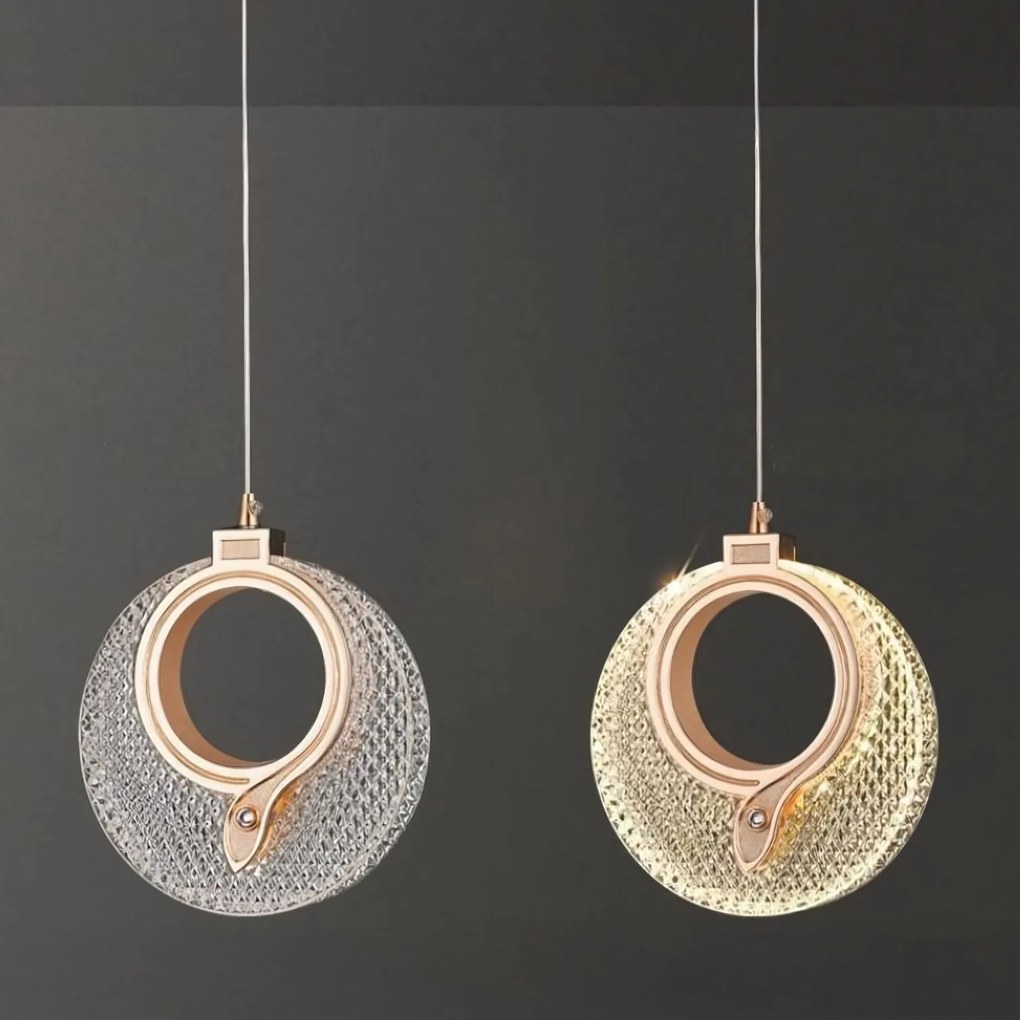 Висяща Кристална Лампа LHJ110-1CP LIGHT ROSE GOLD