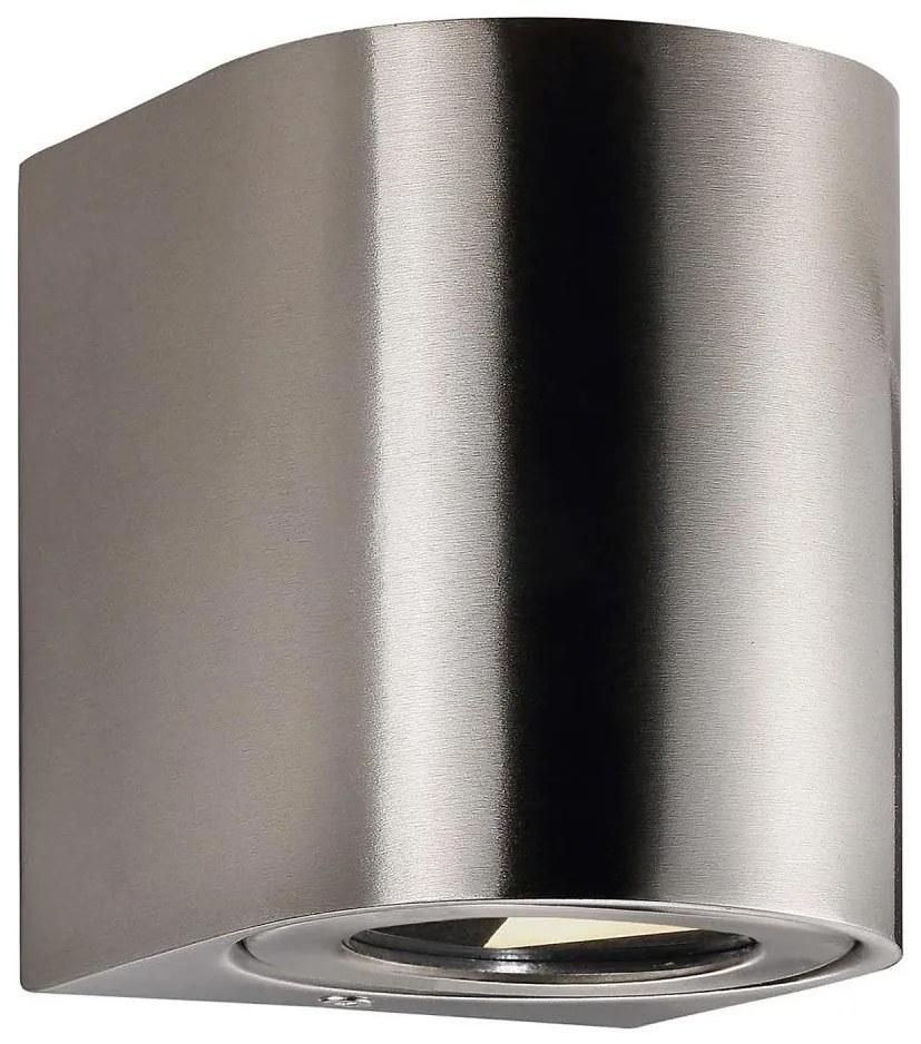 Nordlux - LED външен стенен осветител CANTO 2xLED/6W/230V IP44 неръждаема стомана