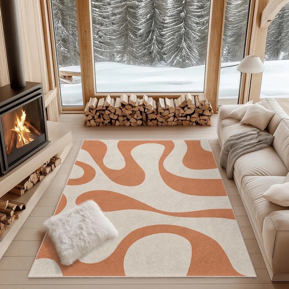 Оранжева пътека подходяща за пране 60x230 cm Caramel Latte – Mila Home