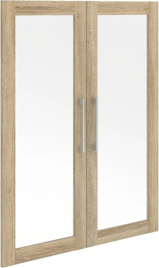 Компонент - врата от дъбов декор в естествен цвят 84x105 cm Prima – Tvilum