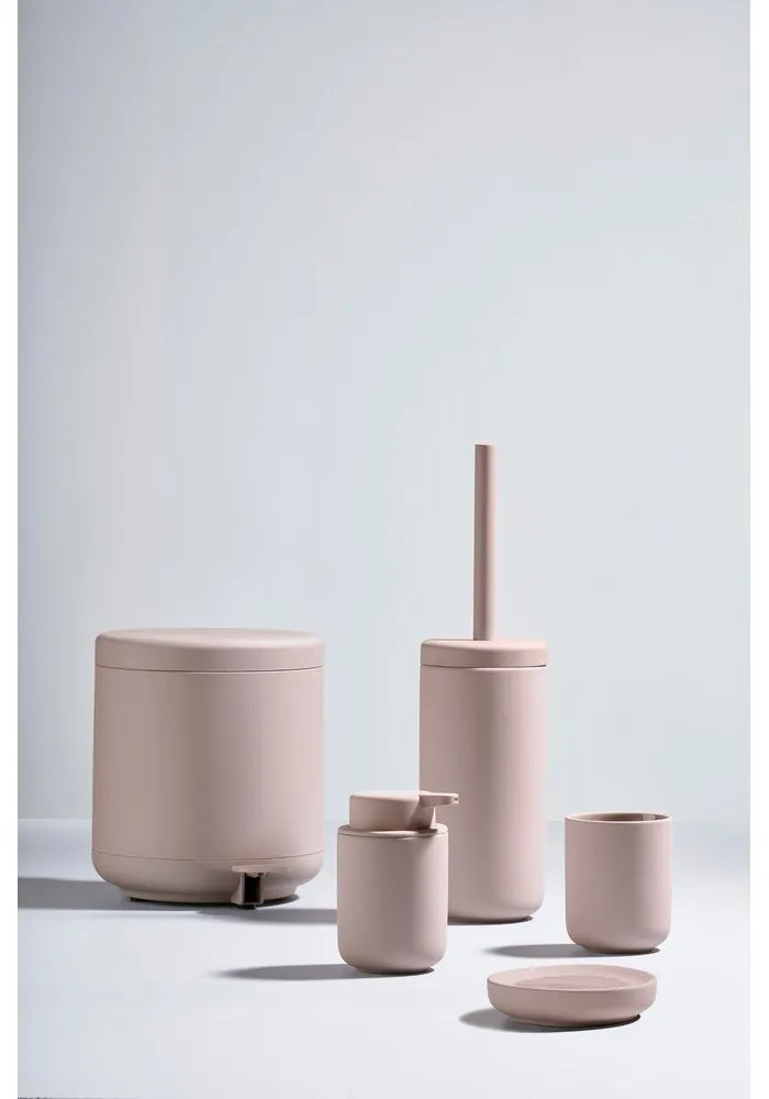 Светлорозова порцеланова сапунерка Ume - Zone