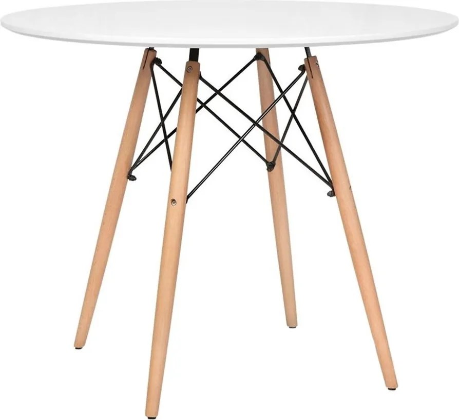 Маса Fiorino Round - Бяла