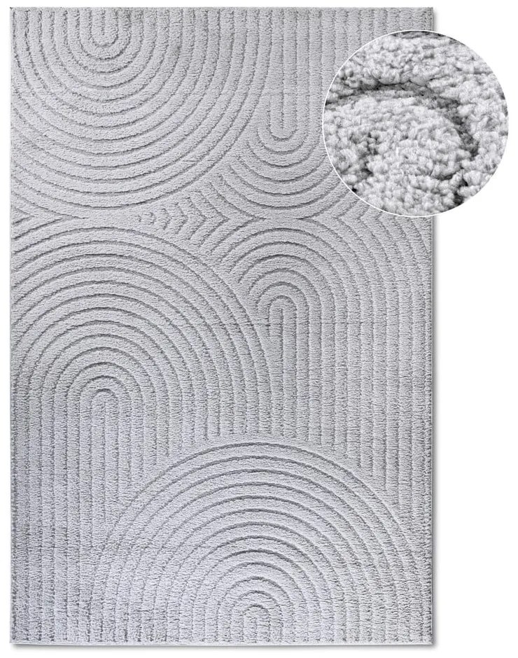 Светлосив килим 120x170 cm Panglao New York Light Grey – Elle Decoration